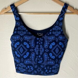 Offline by Aerie Womens Large Blue Padded Athletic Bra Top